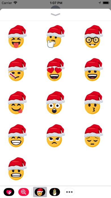 Santa Smiley Pack: by EmojiOne screenshot 3