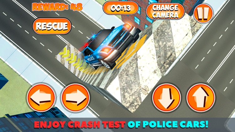 Extreme Cop Car Crash Test Simulator 3D