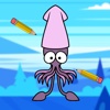 Squid - Coloring Book for kid