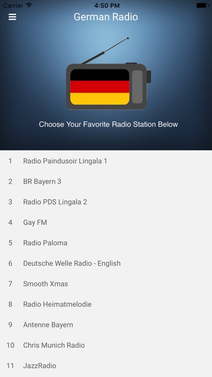 German Radio Station Player - Live Streaming screenshot-4