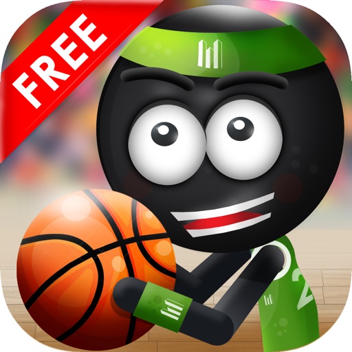 Stickman Trick Shot Basketball Icon