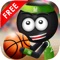 Use crazy obstacles to sink insane trick shots in Stickman Trick Shot Basketball