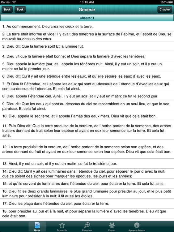 The French Bible offline for iPad
