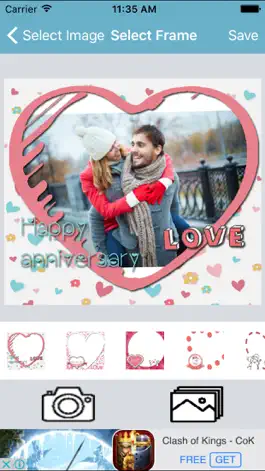 Game screenshot Wedding Anniversary Photo Frame apk