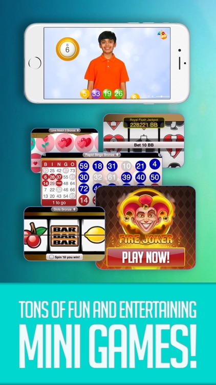 KID BINGO - Live Kid Bingo & Slots!