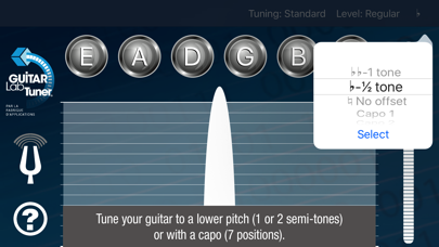 How to cancel & delete GuitarLab Tuner from iphone & ipad 4