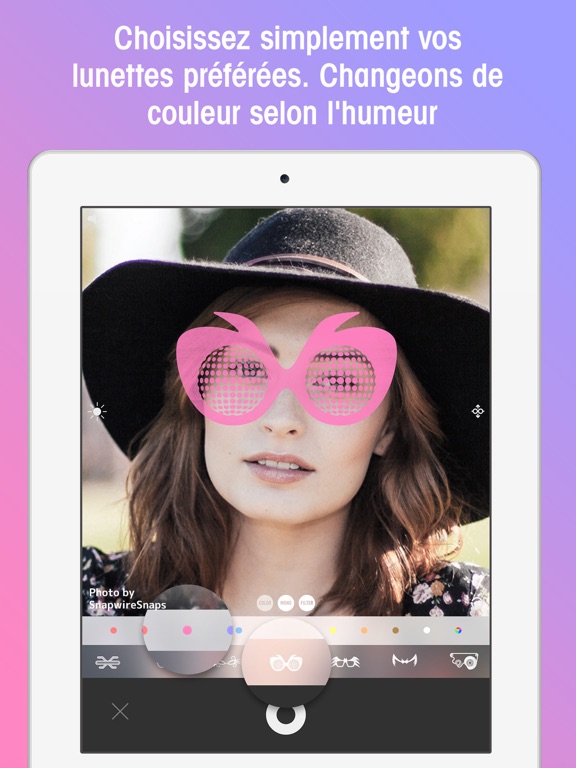 Screenshot #5 pour NiceGlassesLITE -Art Votre Selfie-