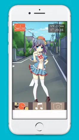 Game screenshot 萌えキャラ時計～春咲由佐編 mod apk