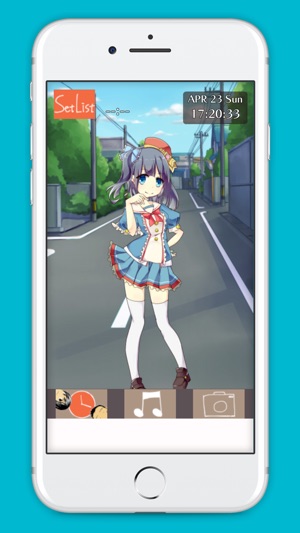 萌えキャラ時計 春咲由佐編 On The App Store