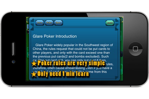 Glare Poker for iPhone Free screenshot 4