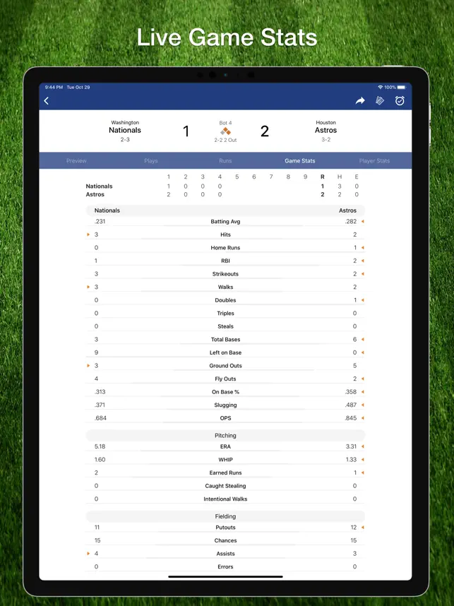 Screenshot 5 Scores App: for MLB Béisbol iphone