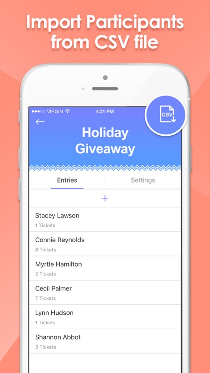 Raffle It - raffle drawing app