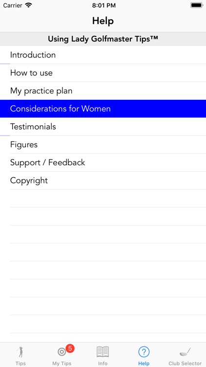 Lady Golfmaster Tips screenshot-5