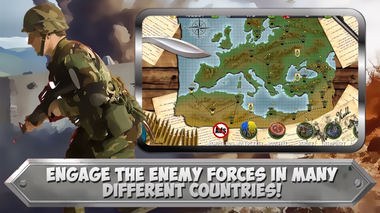 WW2 Battlefield: Tower Defense Frontline Commando screenshot-0