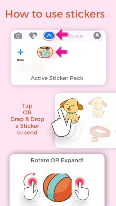 How to cancel & delete Cute Pet - Cat & Dog stickers from iphone & ipad 2