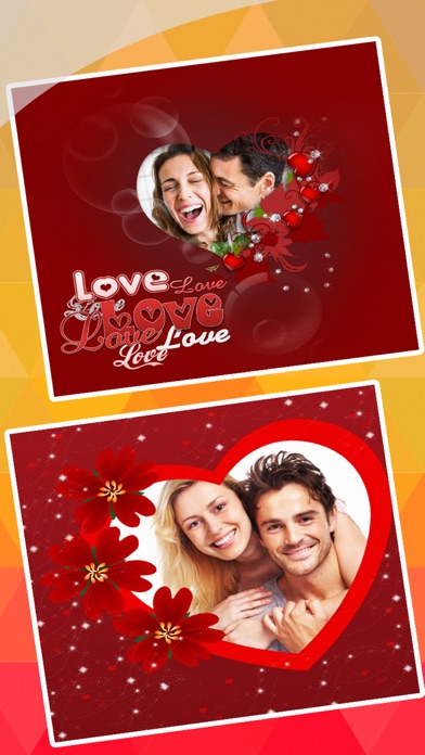 Valentine's Day Love Cards - Romantic Photo Frame screenshot 2