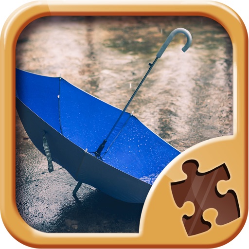 Rain Puzzle - Relaxing Picture Jigsaw Puzzles Icon