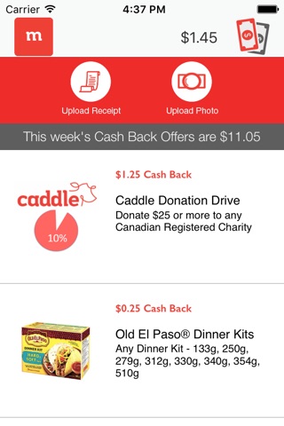 Caddle: Cash Back Rebates screenshot 3