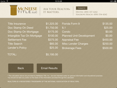 McNeese Title, LLC for iPad screenshot 3