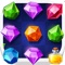 Very Fun Jewel Puzzle Game with brilliant jewels in over 100's of dazzling puzzles