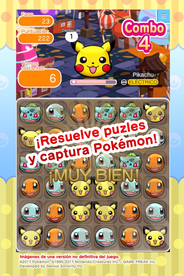 Pokémon Shuffle Mobile screenshot 2