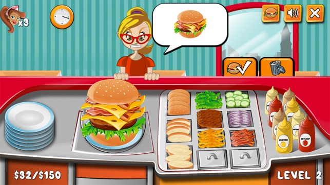 Burger Chef Deluxe - hamburger making ga