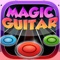 - Magic Guitar is the most music game and the only music rhythm game that you can play with your own music