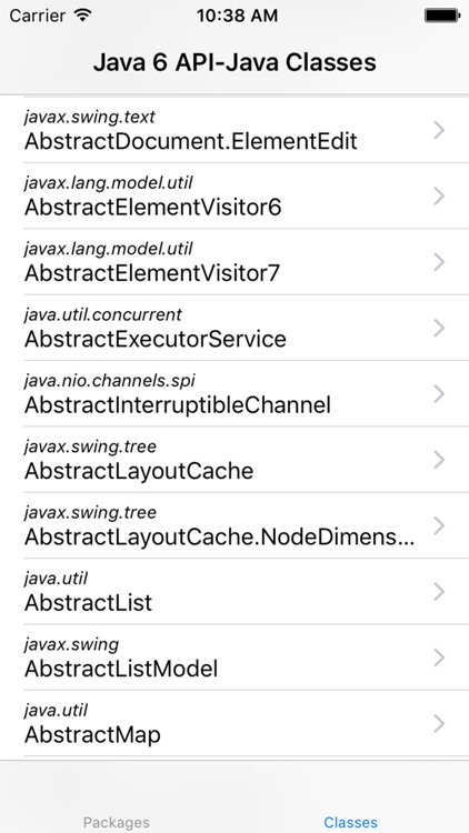 JDoc-Java SE 6 API screenshot-3