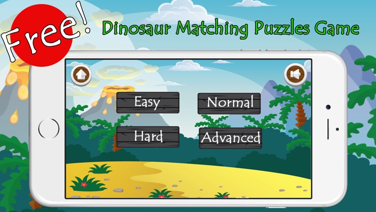 Dinosaur Matching Remember Puzzles Games For Kids