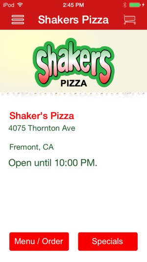 Shaker's Pizza