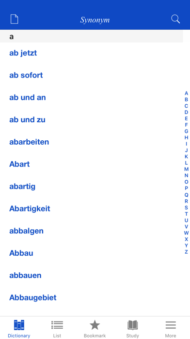 How to cancel & delete German Synonym Dictionary from iphone & ipad 1