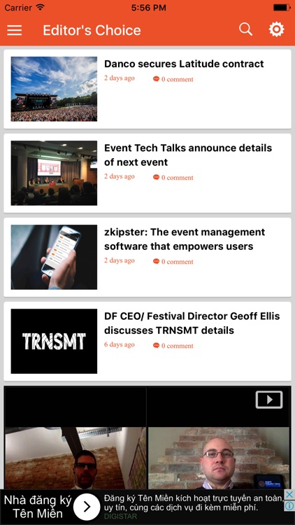 Event Industry News 2017