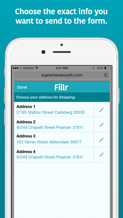 Fillr – Autofill for mobile
