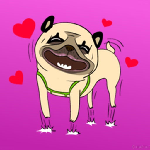 Very Funny Very Cutie Pug Stickers icon