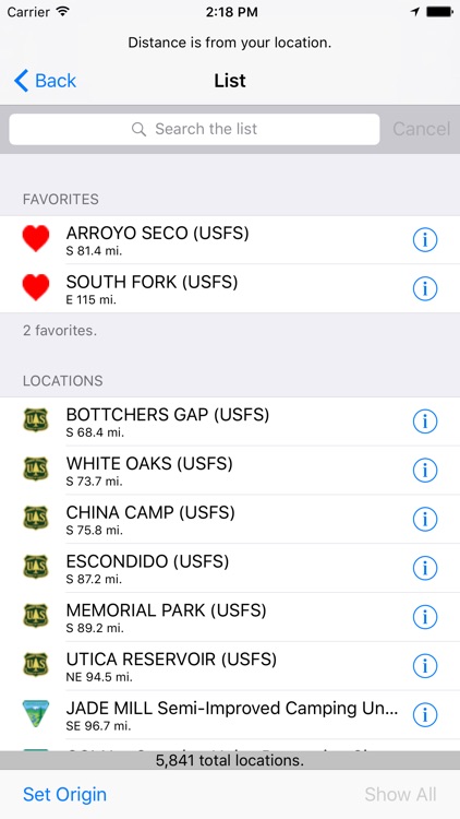 USFS and BLM Campgrounds screenshot-3