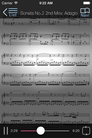 Mozart, W. A. Piano Sonata Excerpts screenshot 4