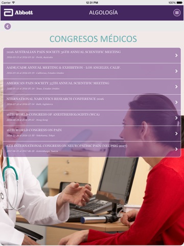 Algología PLM Colombia for iPad screenshot 3