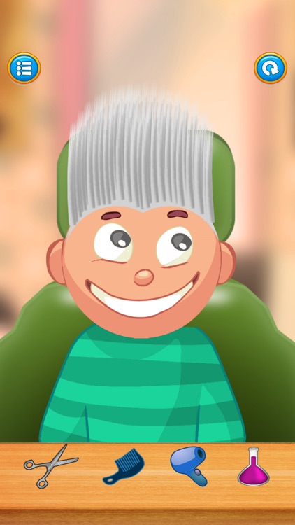 Child game / silver hair cut screenshot-0