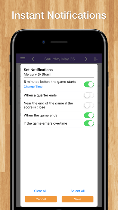 Scores App: WNBA Basketball screenshot 4