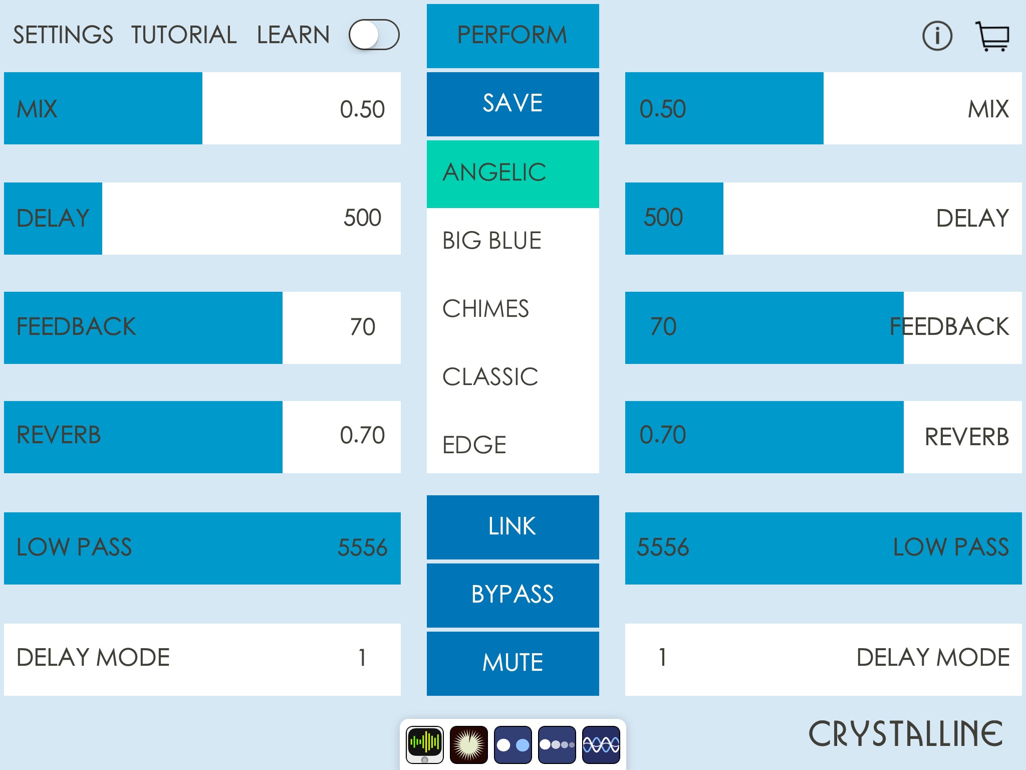 Crystalline - Shimmer Reverb Effects Processor screenshot 3