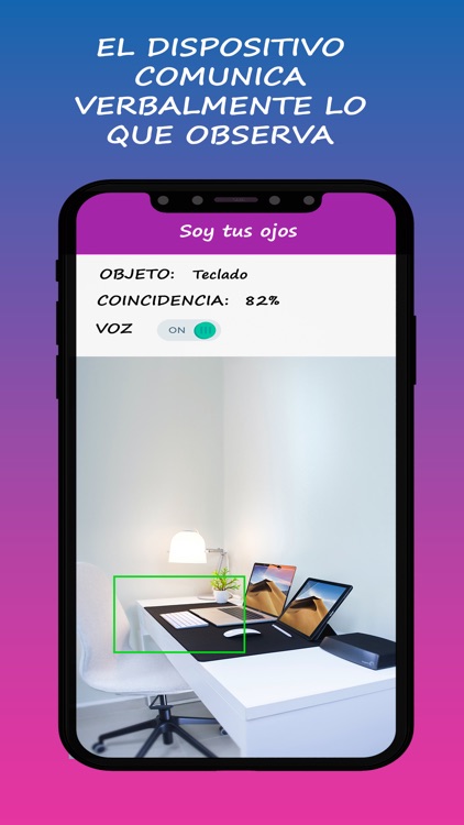 Soy tus ojos: Detectá Objetos