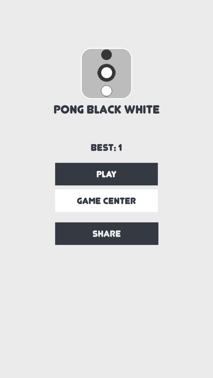 Pong Black White