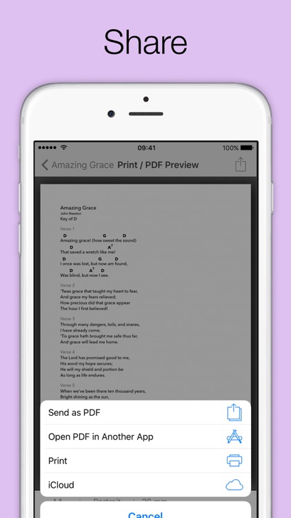 SongSheet - Chord chart songbook and set lists screenshot-4