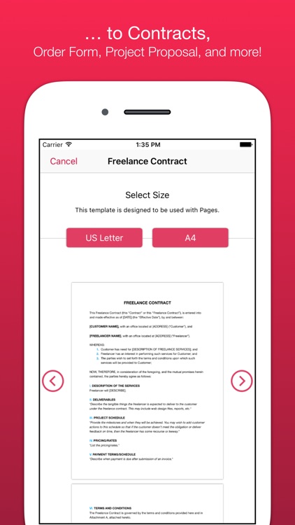 Business Templates for Pages