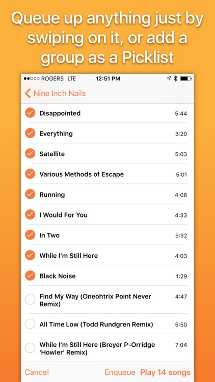 Picky: Filter, queue, and play your music