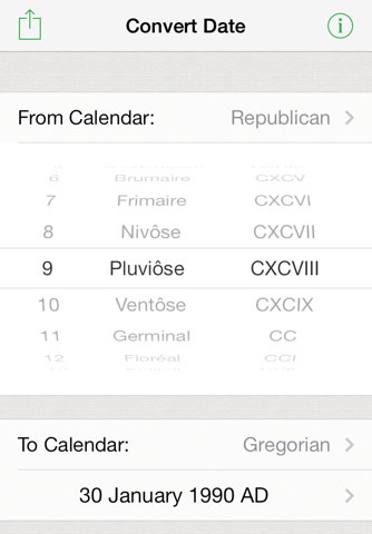 Calendar Convert screenshot 2