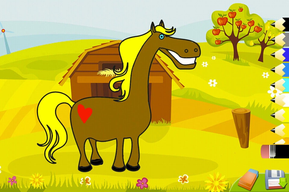 The Farm - Paint & Animal Sounds Games for Toddler screenshot 4