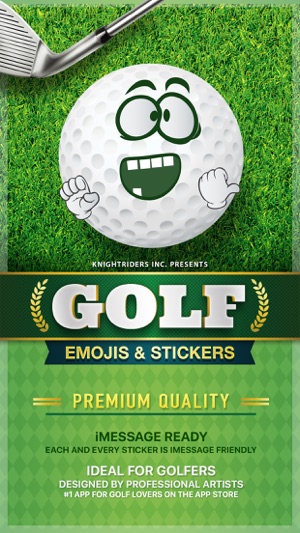 GolfMoji - golfer emoji & stickers for golf lovers(圖1)-速報App