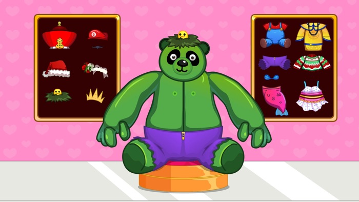 猫熊布娃娃-修理打扮洋娃娃