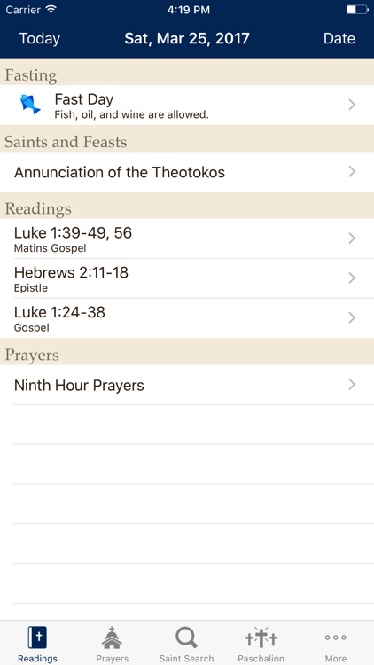 Daily Readings